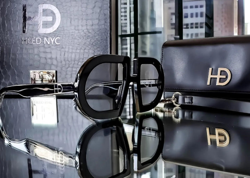 HEED NYC Luxury Black Frame "Coal Tint" Eyewear