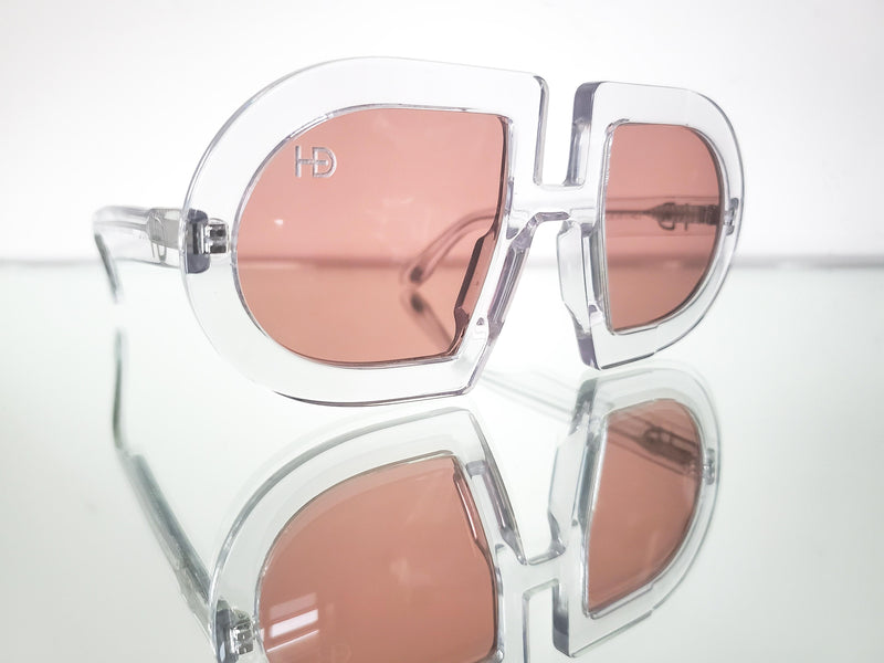 HEED NYC Luxury ICE Frame "Rose Tint" Eyewear