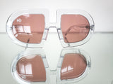 HEED NYC Luxury ICE Frame "Rose Tint" Eyewear