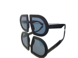 HEED NYC Luxury Black Frame "Blue Tint" Eyewear